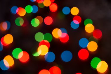 Noel ışıkları arka planı
