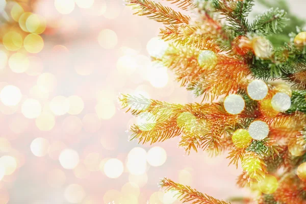 Fir tree julbelysning — Stockfoto