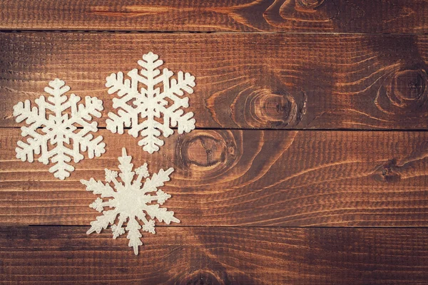 Férias de inverno Flocos de neve — Fotografia de Stock