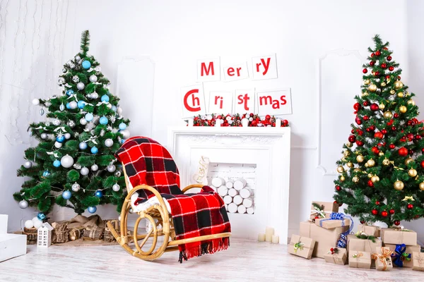 Vánoční obývací pokoj — Stock fotografie