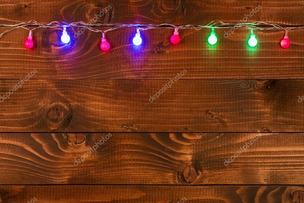 Christmas garland lights Stock Photo by ©jeka2009 91557962