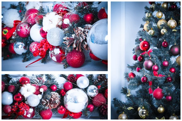 Collage navideño — Foto de Stock