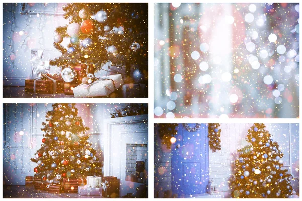 Collage vacances de Noël — Photo