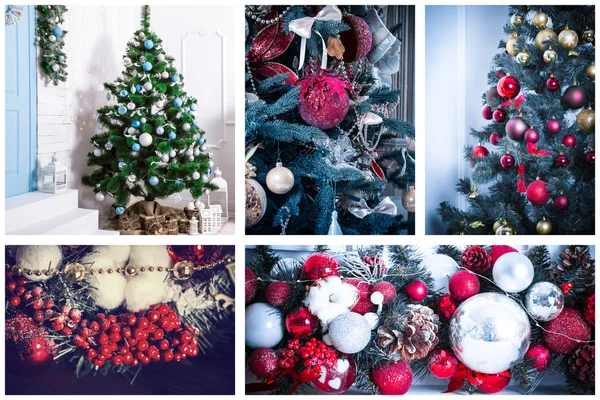 Christmas Holiday Collage — Stockfoto