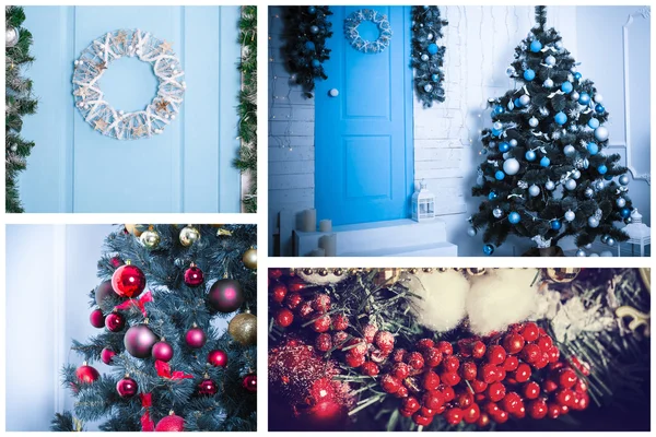 Collage vacances de Noël — Photo