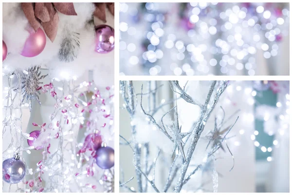 Collage décorations de Noël — Photo