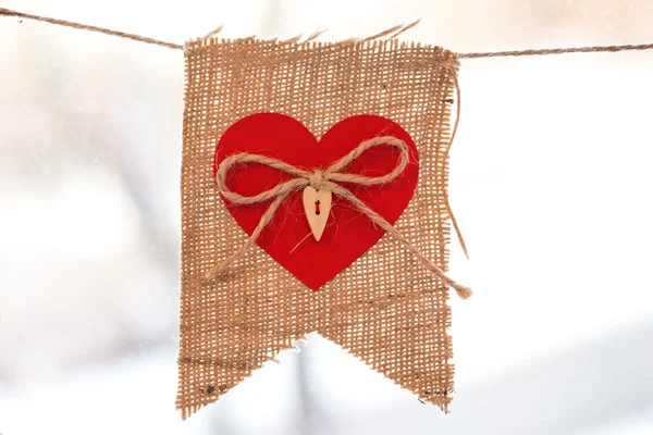 Ide untuk Valentines dengan hati yang asli — Stok Foto