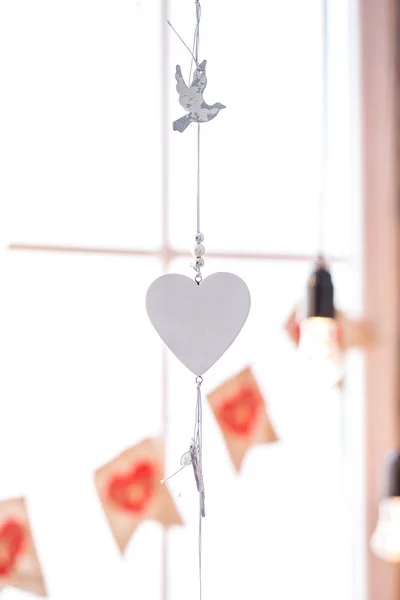 Idea for Valentines with original heart — Stock Photo, Image