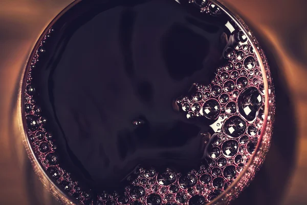 Kırmızı şarap bardağı — Stok fotoğraf