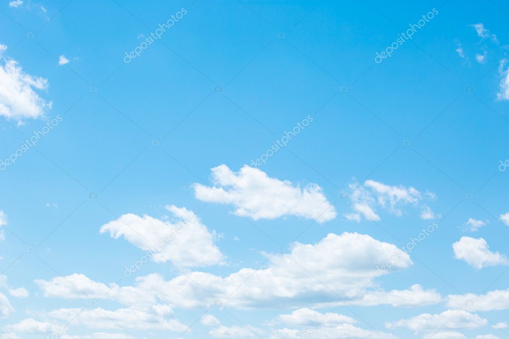 Blue sky with clouds