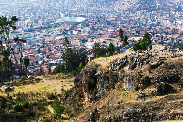 Pohled na město Cusco — Stock fotografie