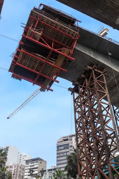 Vista de la construcción del puente — Foto de Stock