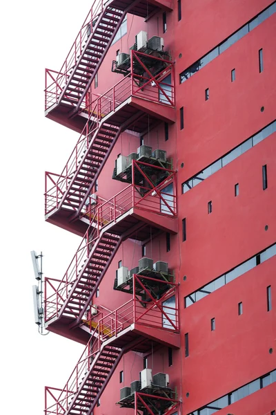 Fire escape on a building — Stock Photo, Image