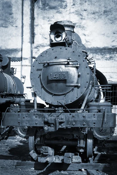 Eine alte Dampflokomotive — Stockfoto