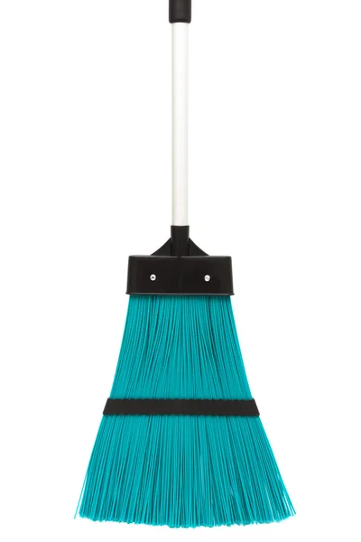 Blue and modern broom — Stock Photo, Image