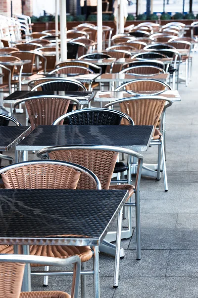 Moderne café op straat — Stockfoto