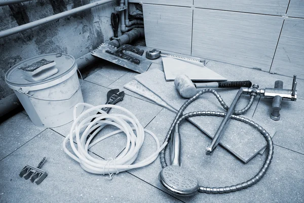 Verschillende hulpmiddelen voor reparatie — Stockfoto