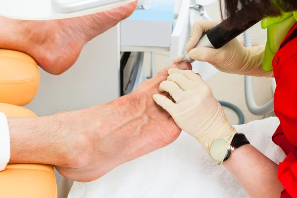 Pedicures man — Stock Photo, Image