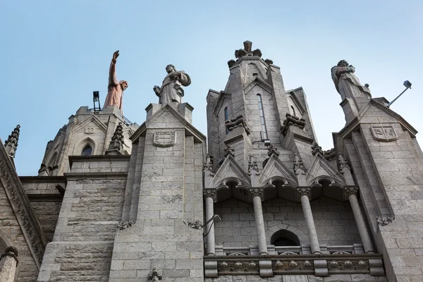Una catedral en Barcelona — Foto de Stock