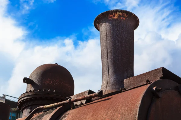 Tuyau de vapeur locomotive — Photo