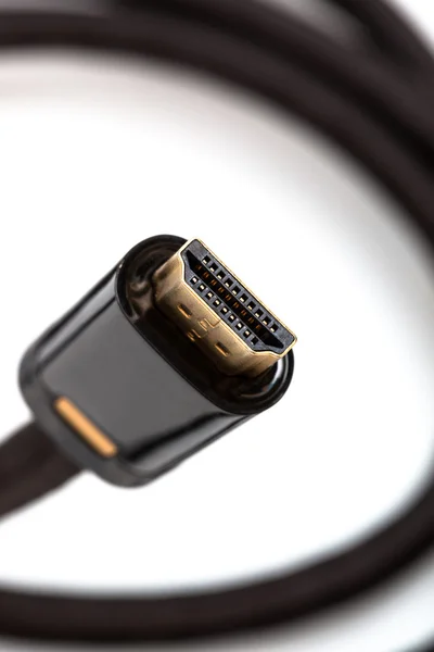 HDMI кабель крупным планом — стоковое фото