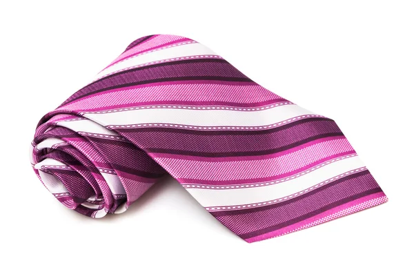 Rosa gestreifte Krawatte — Stockfoto