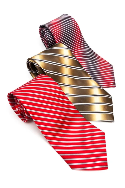 3 つの平織りネクタイ — ストック写真