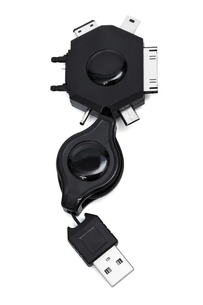 Telefonadapter med usb — Stockfoto