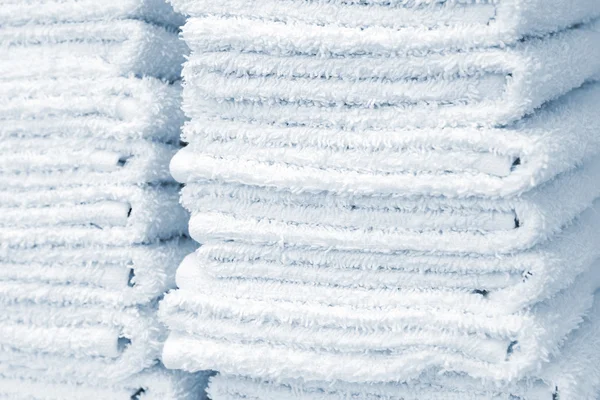 White and fluffy towels — Stock Photo, Image