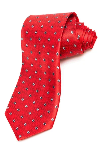 Modern red tie — Stock Photo, Image