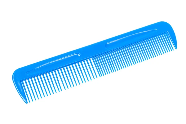 Blue plastic comb — Stock Photo, Image