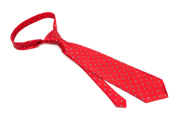 New red tie — Stock Photo, Image