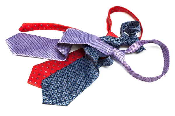 Three knotted ties — Stock Photo, Image