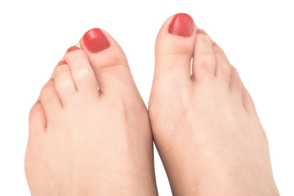 Female feet with pedicure — Stock Photo, Image