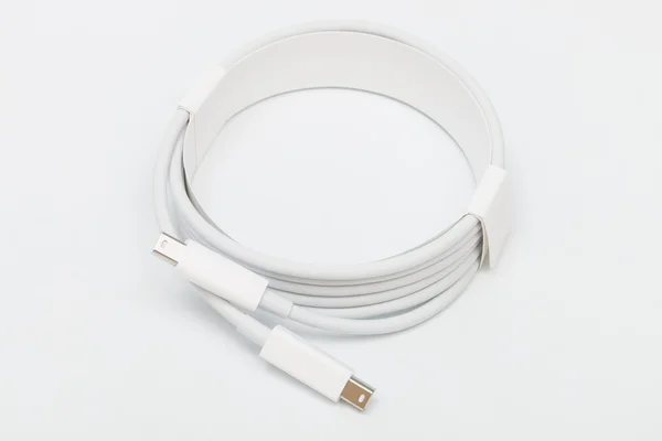 Computer thunderbolt kabel — Stockfoto