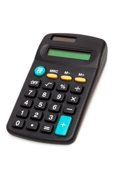 Black digital calculator — Stock Photo, Image