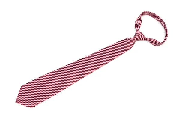 Červenou pruhovanou kravatu — Stock fotografie