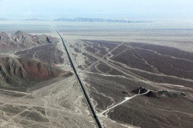 Highway and the Nazca Plateau clipart