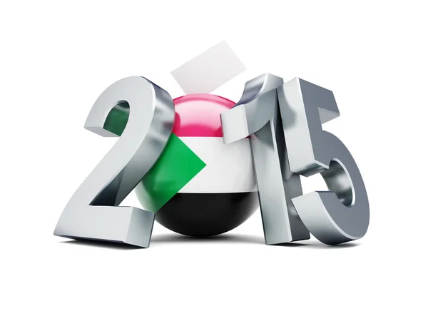 Presidential and parliamentary elections in sudan 2015 — Stock Photo, Image