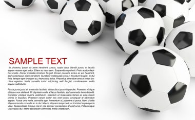 futbol topları arka planı 