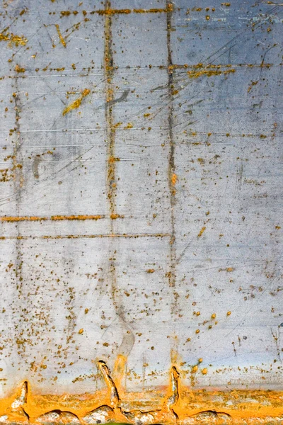 Текстура старих іржавих металевих іржі плям на металі — стокове фото