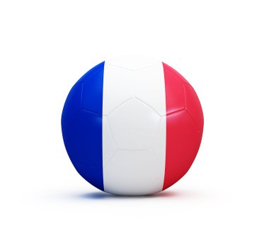 Futbol topu Fransız bayrağı