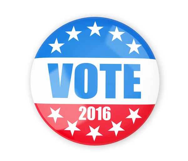 Vote election badge button for 2016 — Stock Photo, Image