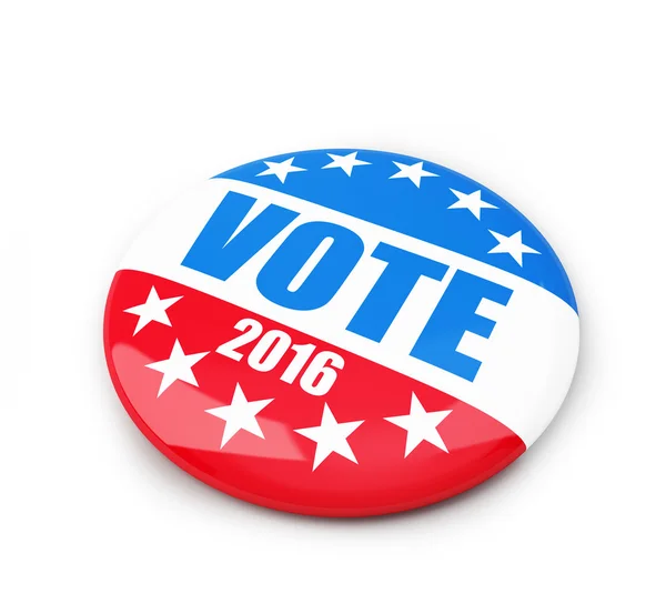 Vote election badge button for 2016 — Stock Photo, Image