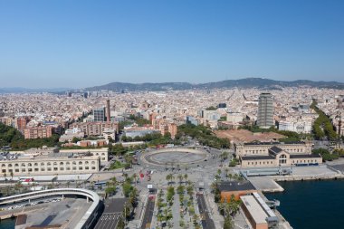 Barselona şehir manzaralı