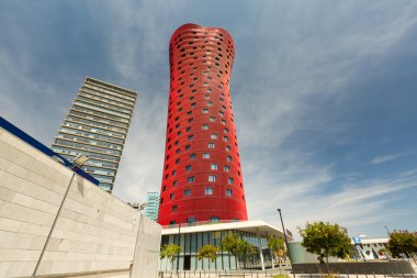 Barcelona, İspanya - 25 Ağustos 2014: Otel Porta Fira