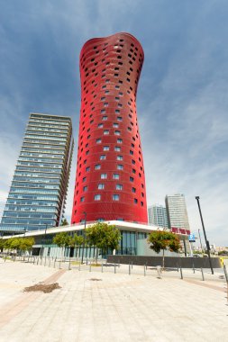 Barcelona, İspanya - 25 Ağustos 2014: Otel Porta Fira