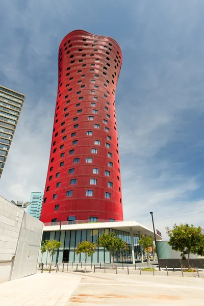 Barcelona, ESPAÑA - 25 de agosto de 2014: Hotel Porta Fira — Foto de Stock