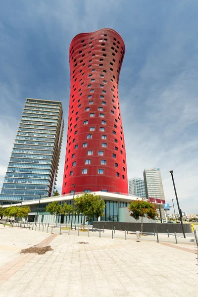 Barcelona, spanien - 25. august 2014: hotel porta fira — Stockfoto