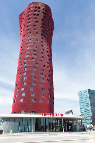 Barcelona, ESPAÑA - 25 de agosto de 2014: Hotel Porta Fira — Foto de Stock